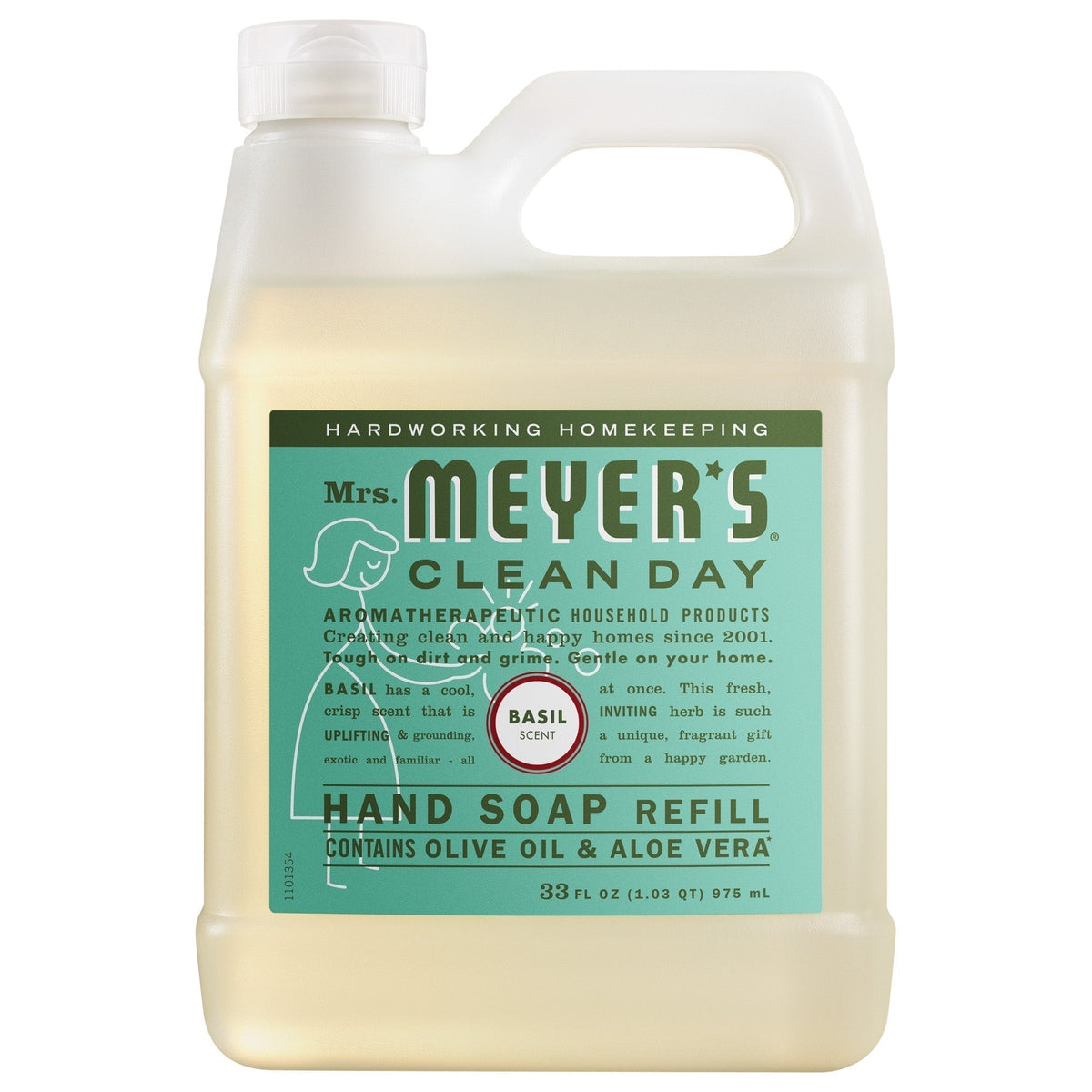Mrs. Meyer's Basil Liquid Hand Soap Refill