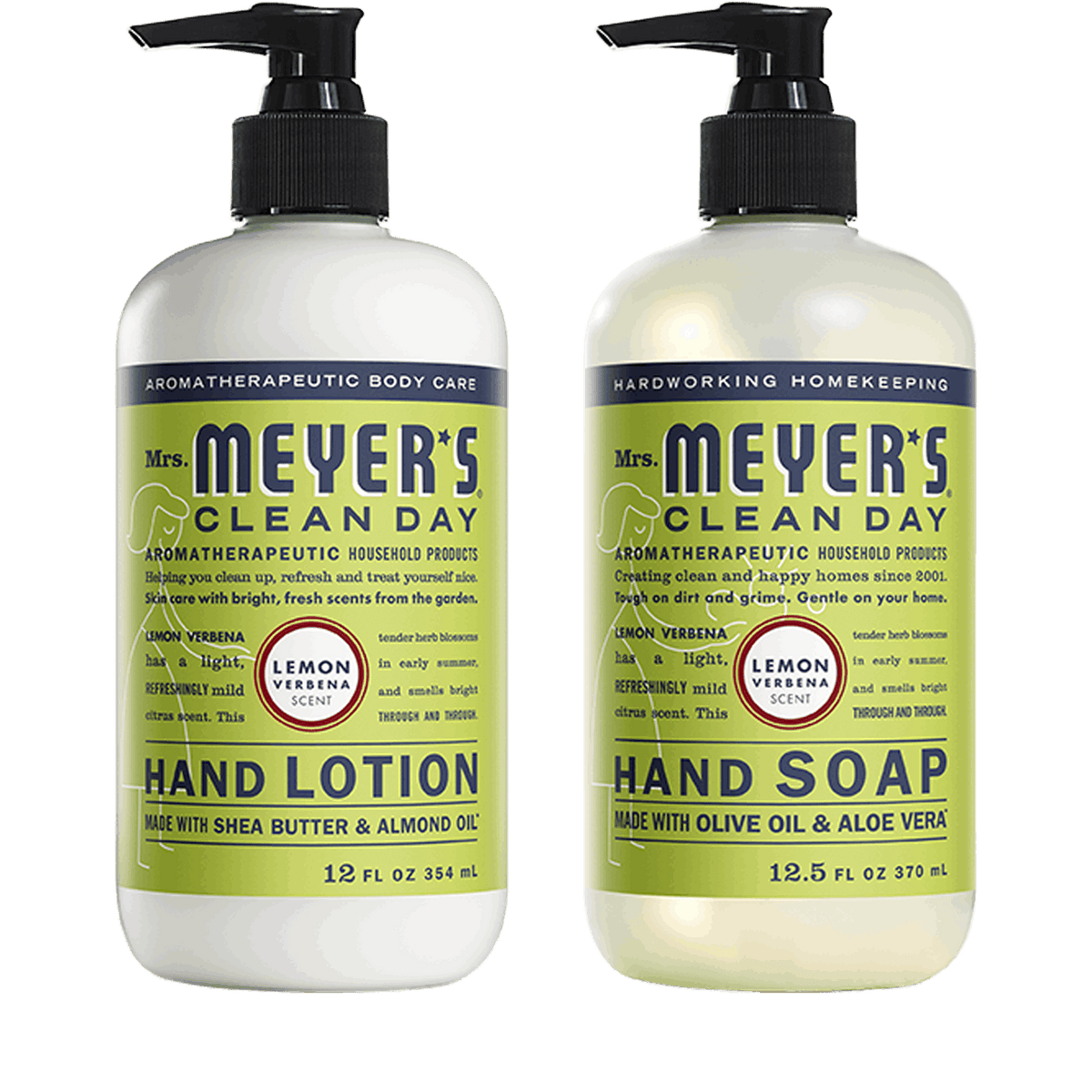 Mrs. Meyer's Lemon Verbena Hand Care Basics Set