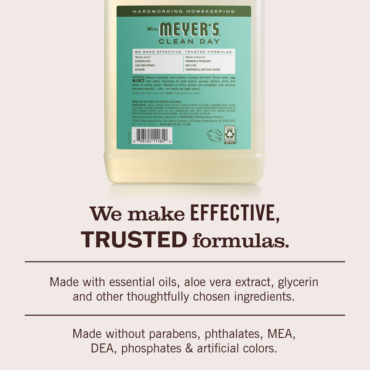 Mrs. Meyer's Basil Dish Soap Refill